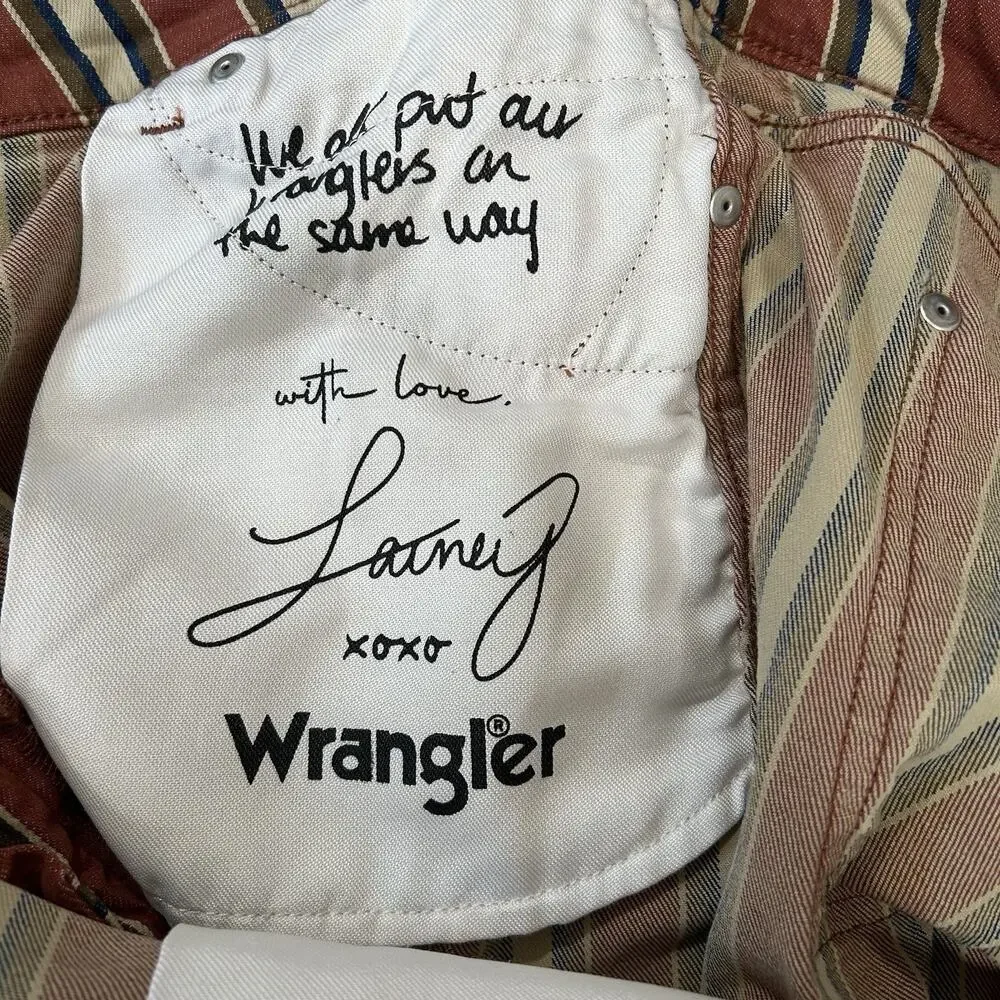 Wrangler x Lainey Wilson Denay Stripe Bell Bottoms Women’s 34